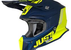 Casco cross Just1 J18 Mips Pulsar in fibra Giallo