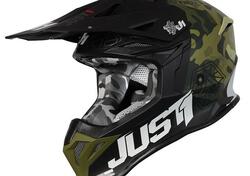 Casco cross Just1 J39 Kinetic Camo Nero Opaco