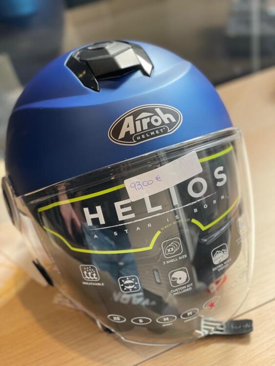 AIROH HELIOS SKY BLUE