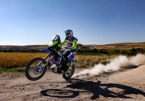 Rally-Raid. Transanatolia. Vince Lorenzo Santolino, Sherco, Botturi e Drusiani, Yamaha, a podio (2)