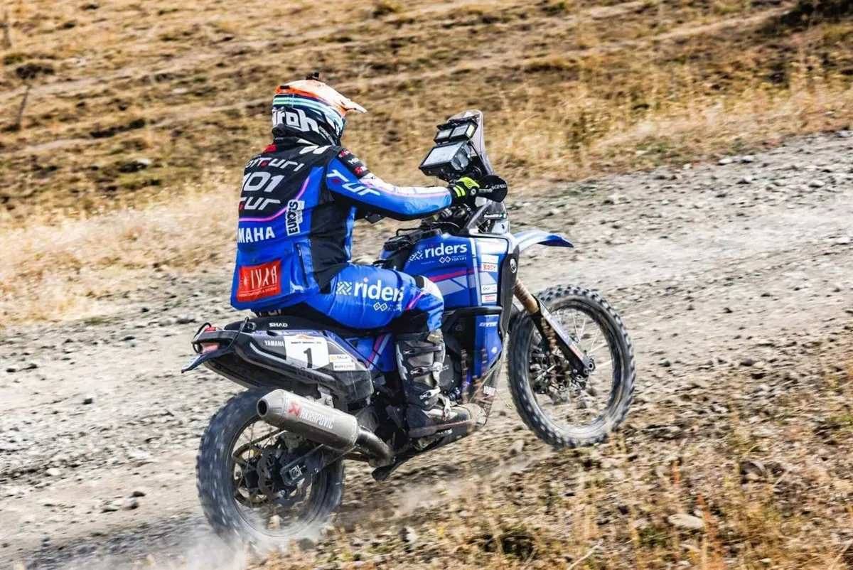 Rally-Raid. Transanatolia. Vince Lorenzo Santolino, Sherco, Botturi e Drusiani, Yamaha, a podio (14)