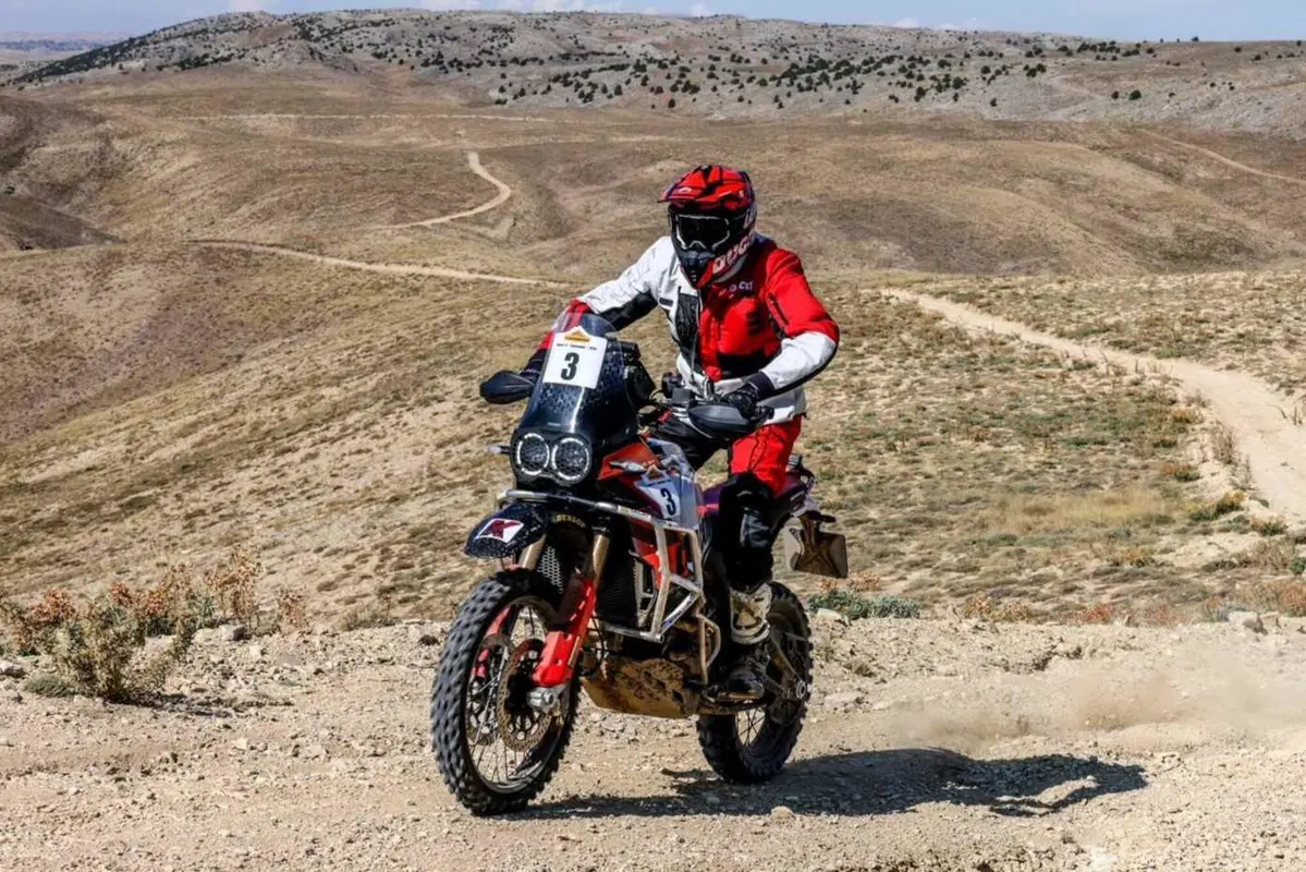 Rally-Raid. Transanatolia. Vince Lorenzo Santolino, Sherco, Botturi e Drusiani, Yamaha, a podio (21)