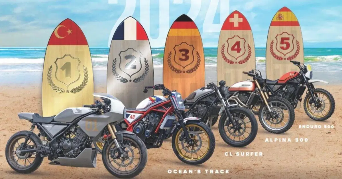 La caf&egrave; racer turca "Bunker Imprint" vince l&rsquo;Honda Customs 2024