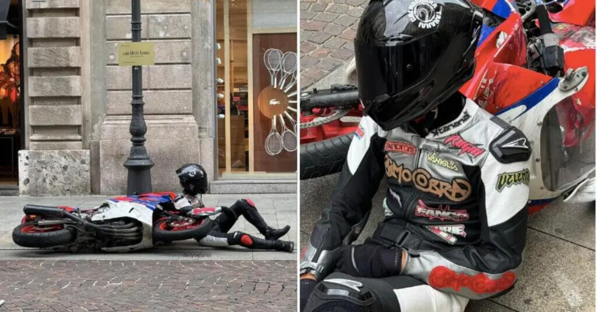 Tananai svela il nuovo album sui social. La scena? Un finto incidente con una Honda anni '90! [VIDEO]