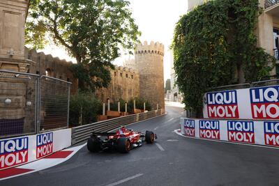 F1. Giornata imperfetta per la Ferrari nelle libere di Baku: &quot;Incidente e problema al cambio, ma il passo &egrave; buono&quot;