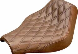 Sella singola marrone Saddleman Renegade a Gel con Saddlemen