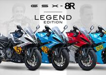 Moto (e piloti) da leggenda: Suzuki presenta le GSX-8R Legend Edition a Salone Auto Torino 