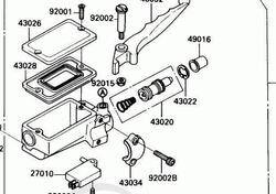 -Pompa freno cmpl Kawasaki 430151260