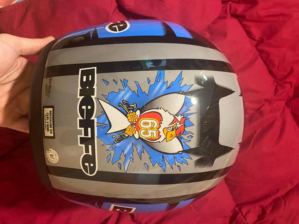 Casco Bieffe replica Loris Capirossi taglia M (5)