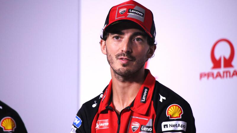 MotoGP 2024. GP dell&#039;Emilia Romagna. Pecco Bagnaia: &quot;Le parole di Valentino Rossi su Marc Marquez? Non mi interessa. Luca Salvadori era una grande persona&quot;