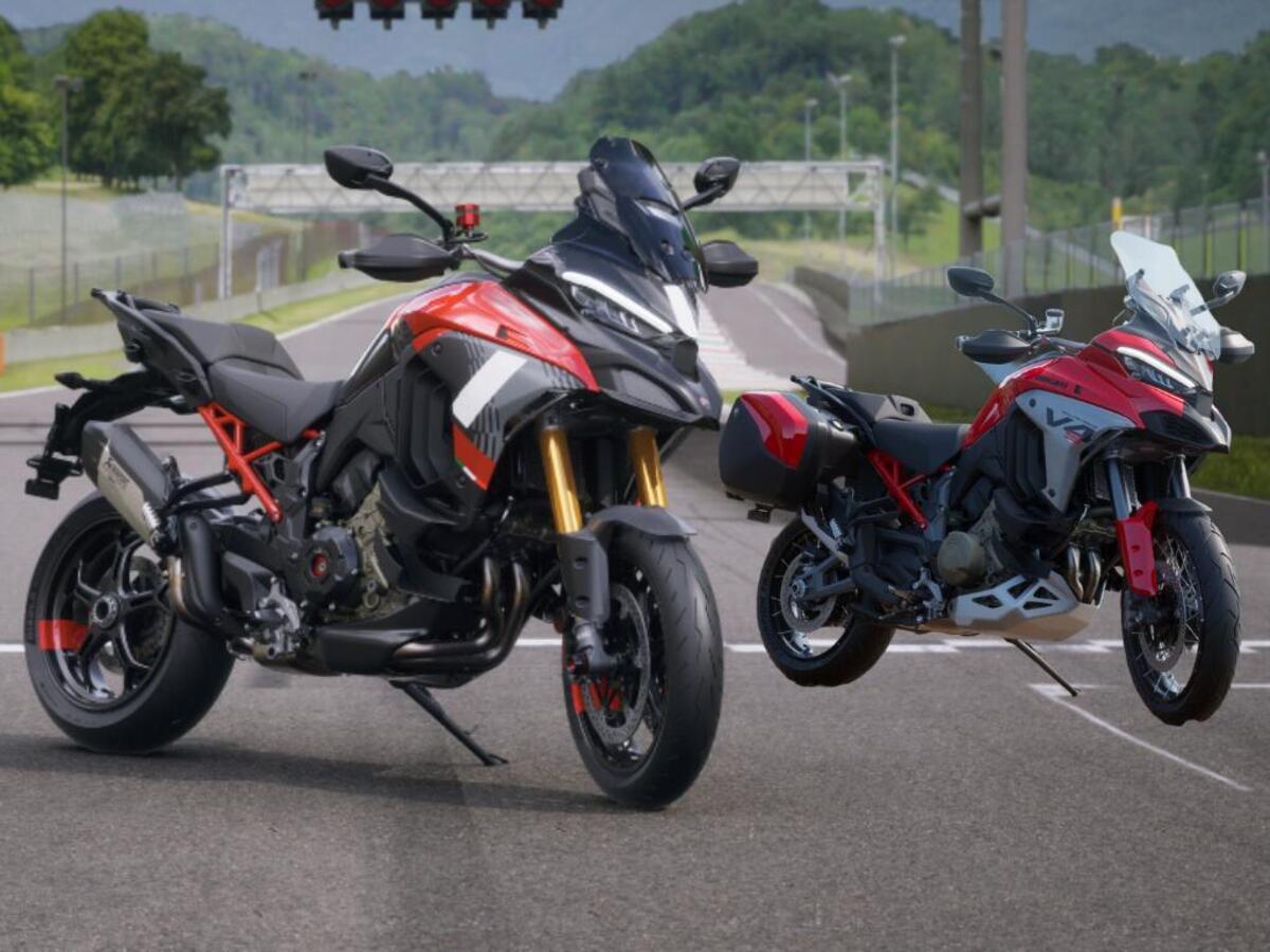 Ducati Multistrada V4 2025. Due configurazioni da sogno una da viaggio e l'altra da pista. Ecco