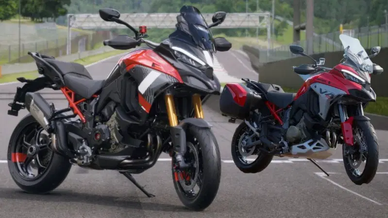 Ducati Multistrada V4 2025. Due configurazioni da sogno: una da viaggio e l'altra da pista. Ecco il prezzo