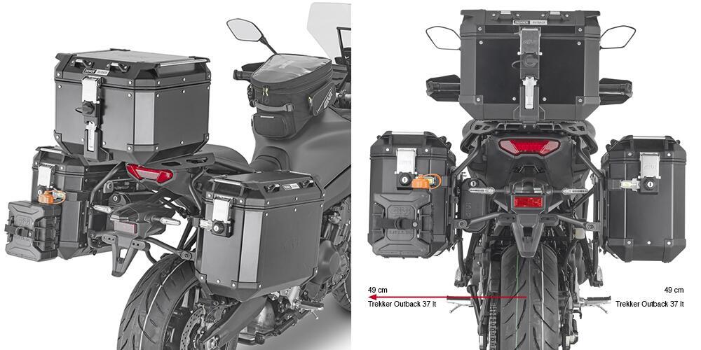 Givi PLO2159CAM portavaligie laterale PL ONE FIT p