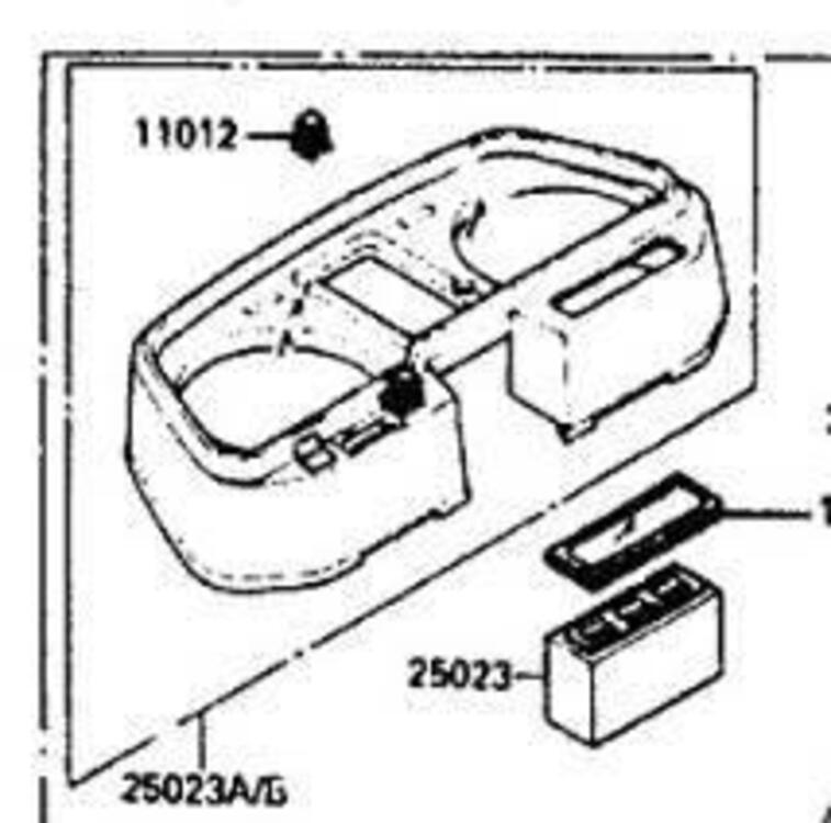 -Cover quadro strumenti Kawasaki GT750 250231032