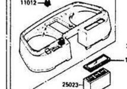 -Cover quadro strumenti Kawasaki GT750 250231032