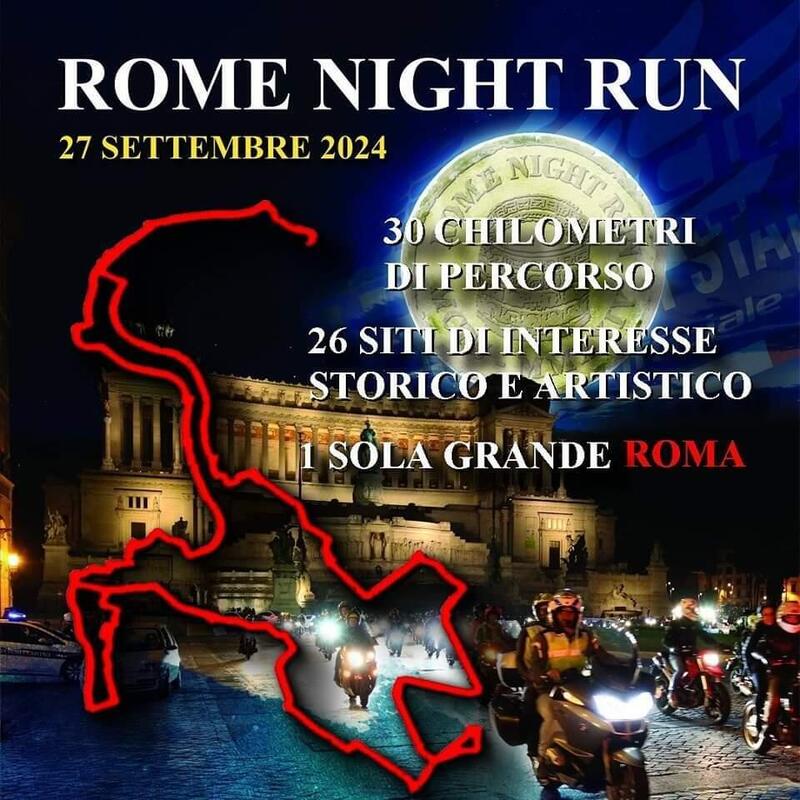 Rome Night Run, Motoclub Polizia di Stato: Moto.it c&#039;&egrave;!