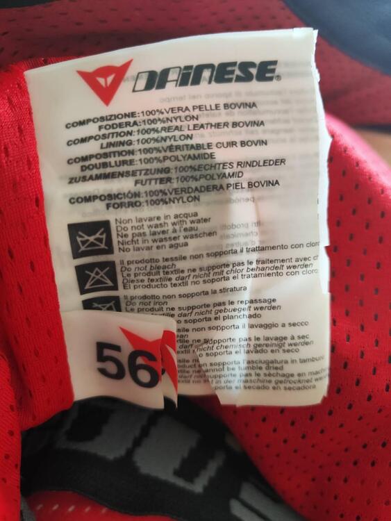 Tuta in pelle tg 56 Dainese (2)