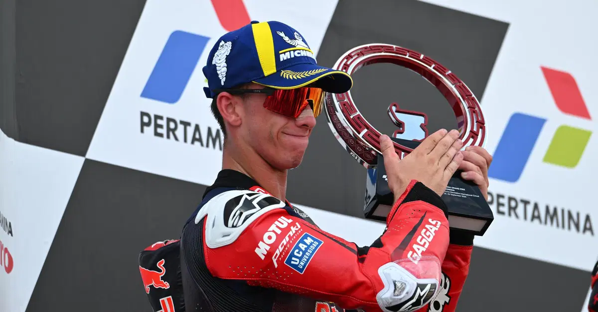 MotoGP 2024. GP dell'Indonesia. Pedro Acosta: "Sognavo di vincerla, ma Jorge Martin &egrave; stato pi&ugrave; forte di me, sappiamo perch&eacute; &egrave; leader del mondiale"