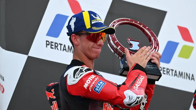 MotoGP 2024. GP dell'Indonesia. Pedro Acosta: "Sognavo di vincerla, ma Jorge Martin &egrave; stato pi&ugrave; forte di me, sappiamo perch&eacute; &egrave; leader del mondiale"