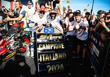 Dunlop CIV 2024, Imola. Davide Stirpe è Campione Italiano: È uno spettacolo, mi piacerebbe la SBK [VIDEO] 