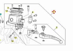 -Pompa frizione Aprilia Dorsoduro 750 851645