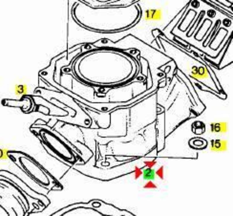 -Cilindro Aprilia RS 125 AP0223618