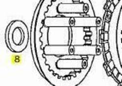 -Piatto portamolle Aprilia RX 125 AP0248159