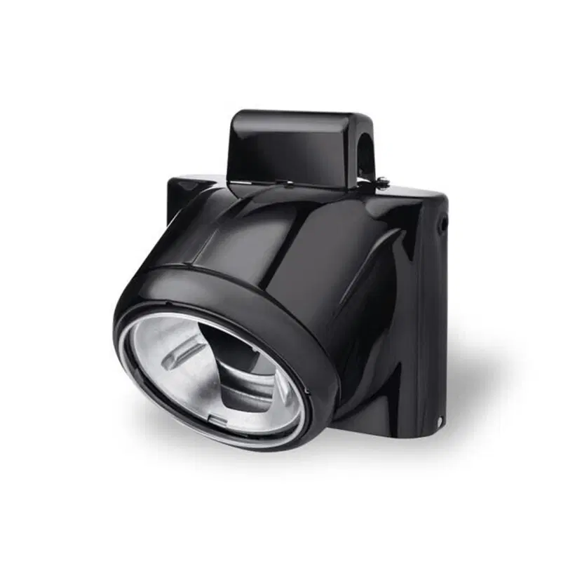 Kit conversione faro nacelle nero per Softail Heri 