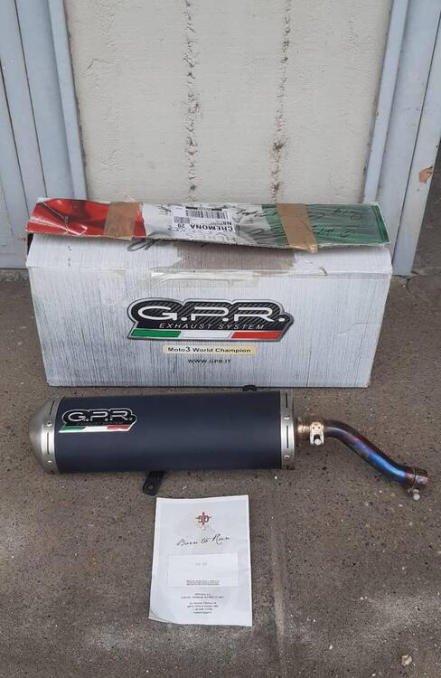 SCARICO COMPLETO GPR PER HONDA SH 350