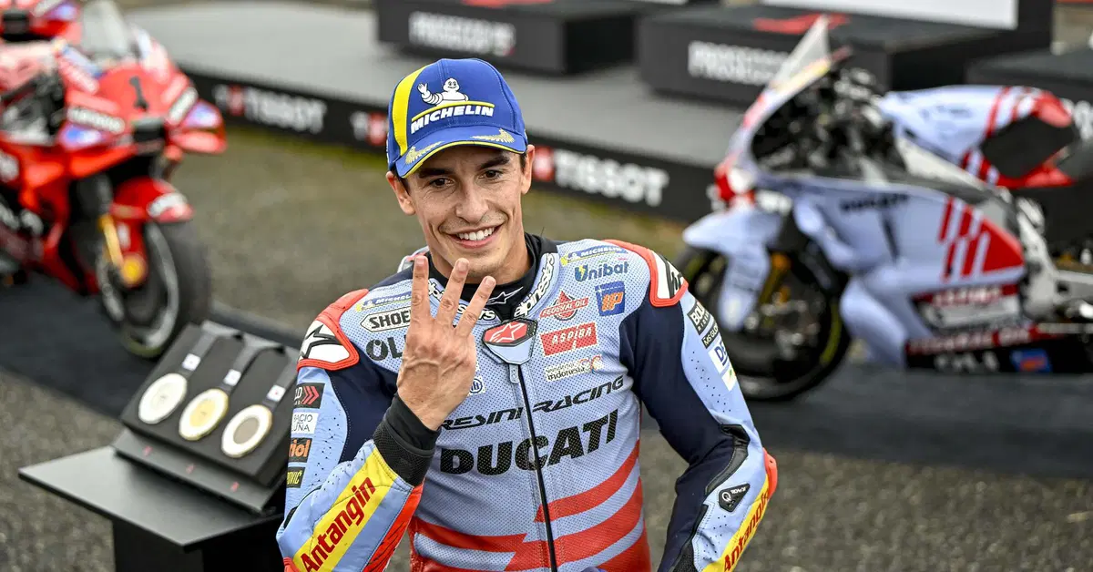 MotoGP 2024. GP del Giappone. Marc Marquez: "Oggi ho perso la battaglia con Enea Bastianini perch&eacute; lui &egrave; stato pi&ugrave; bravo a difendersi"