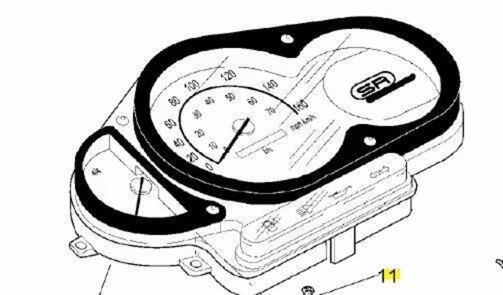 -Cruscotto Aprilia SR 125 AP8124614