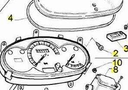 -Cruscotto Gulliver 50 AP8212859 Aprilia