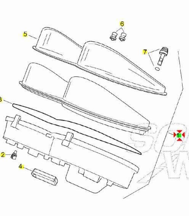 -Cruscotto Aprilia Atlantic Sprint AP8127673