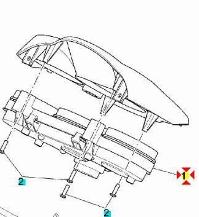 Cruscotto Aprilia Scarabeo Light 250 AP8127718