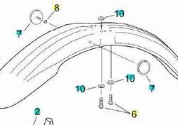 Parafango ant Aprilia RX MX 50 AP8226477