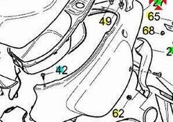 Codone nero Aprilia Rally 50 AP8238449