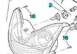 -Faro anteriore Aprilia