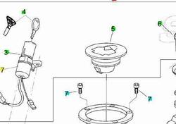 Kit serrature Aprilia RS50 AP8202358