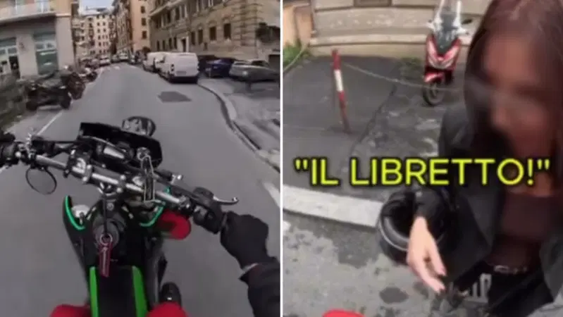 Ragazzo beccato dalla madre mentre impenna: &egrave; poi lei stessa a "sequestrargli" la moto. La lezione diventa virale [VIDEO]