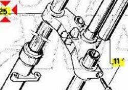 -Base con canotto Aprilia RS50 AP8203343