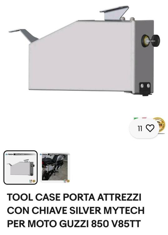 Telai originali valigie laterali Moto Guzzi V85TT