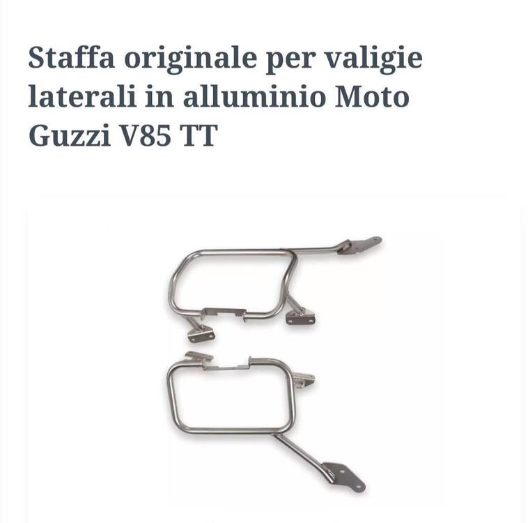 Telai originali valigie laterali Moto Guzzi V85TT (2)