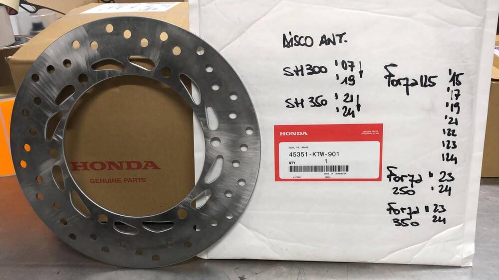 DISCO FENO ANT. PER VARI MODELLI HONDA 45351KTW901