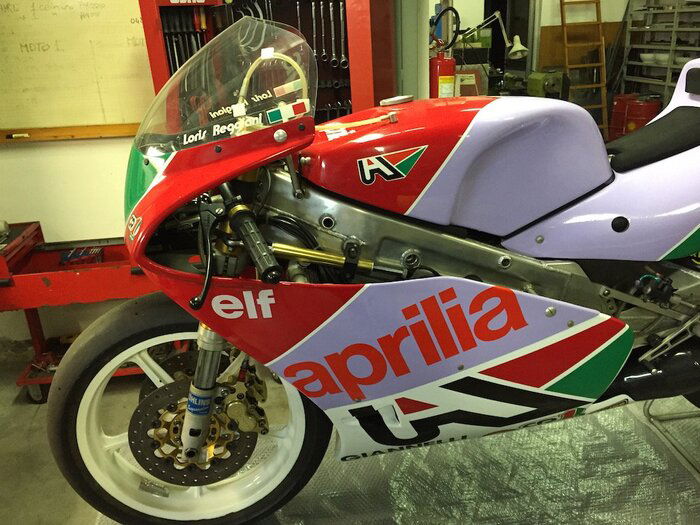 L'Aprilia AF1 250 del 1989