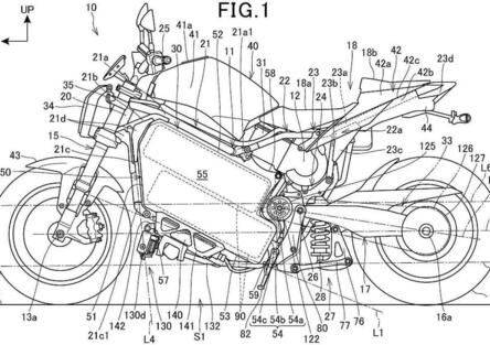 E se la CB1000 Hornet fosse elettrica? Ecco cosa ci mostra un brevetto