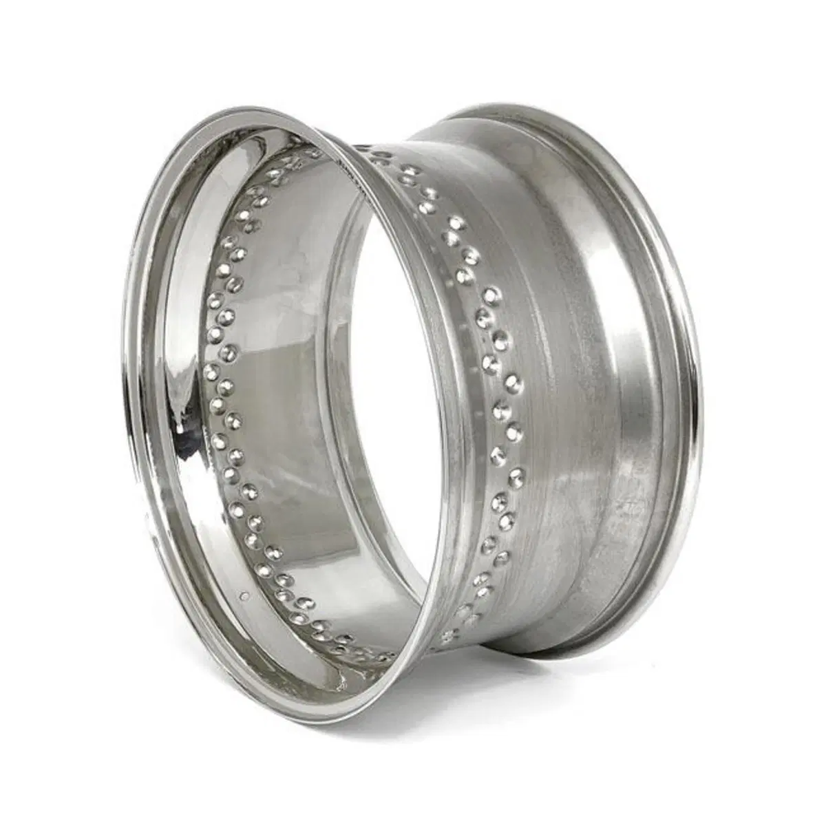 Cerchione 16x8.00 - 80 fori - inox lucido TTS 