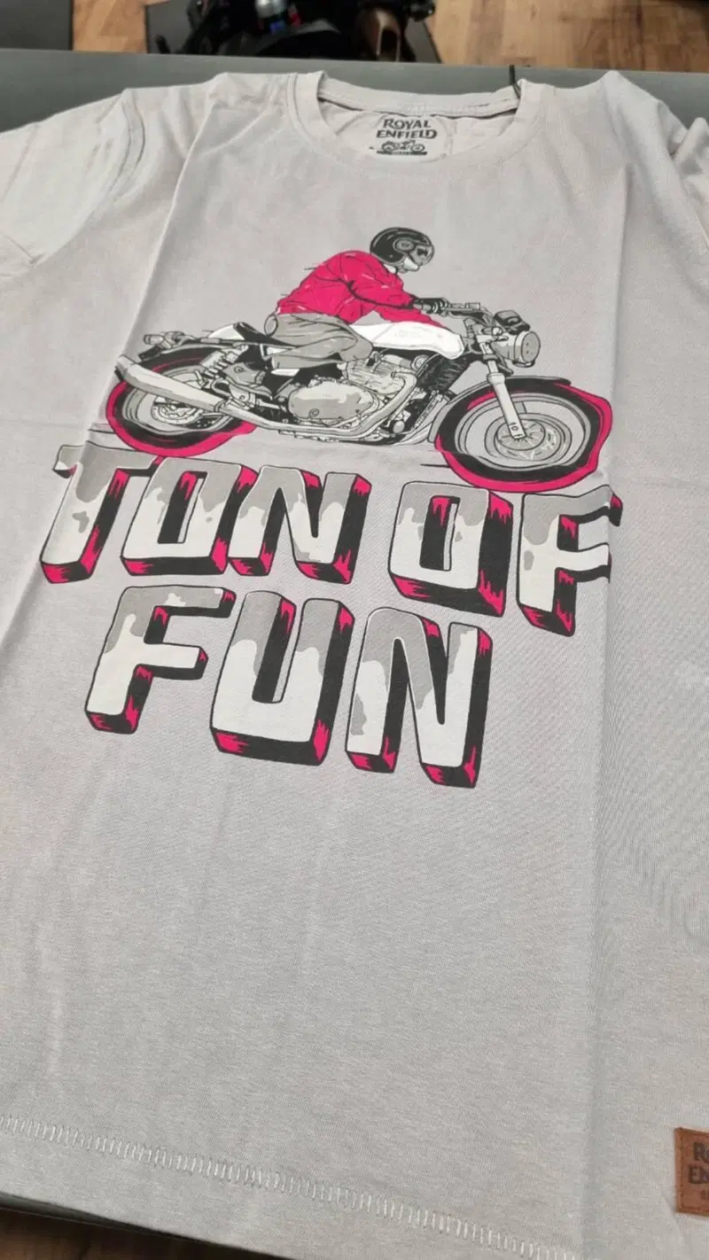 Maglietta "Ton of fun" Royal Enfield (3)