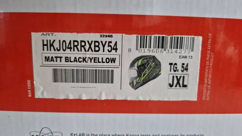 CASCO INTEGRALE NUOVO X BAMBINO "KAPPA KJ04 EVO PR (3)