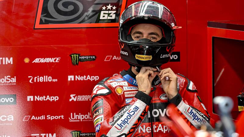 MotoGP 2024. GP dell&#039;Australia. Pecco Bagnaia: &quot;Obiettivo centrato: siamo nei primi 5. Per ora nessuno fa la differenza&quot;