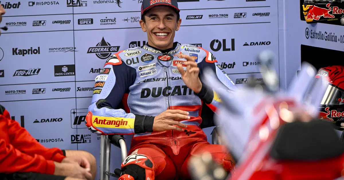MotoGP 2024. GP dell'Australia. Marc Marquez: "Errore mio al primo giro. Se sono dispiaciuto? S&igrave;, il pilota cerca sempre quello che pu&ograve; fare meglio"